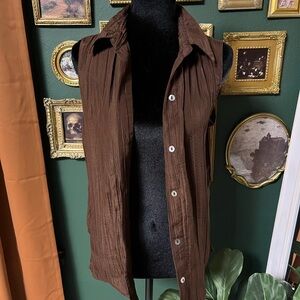 White Stag Womens's Dark Brown Vest/Top